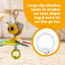 Load image into Gallery viewer, Buzzy The Bee - Crinkle Car Seat Toys and Stroller Toys
