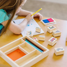 Load image into Gallery viewer, Wooden Stamp Set: Vehicles
