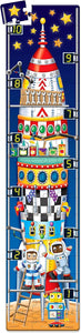 Long and Tall Puzzles - 123 Rocket Ship