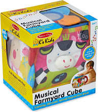 Load image into Gallery viewer, K&#39;s Kids Musical Farmyard Cube
