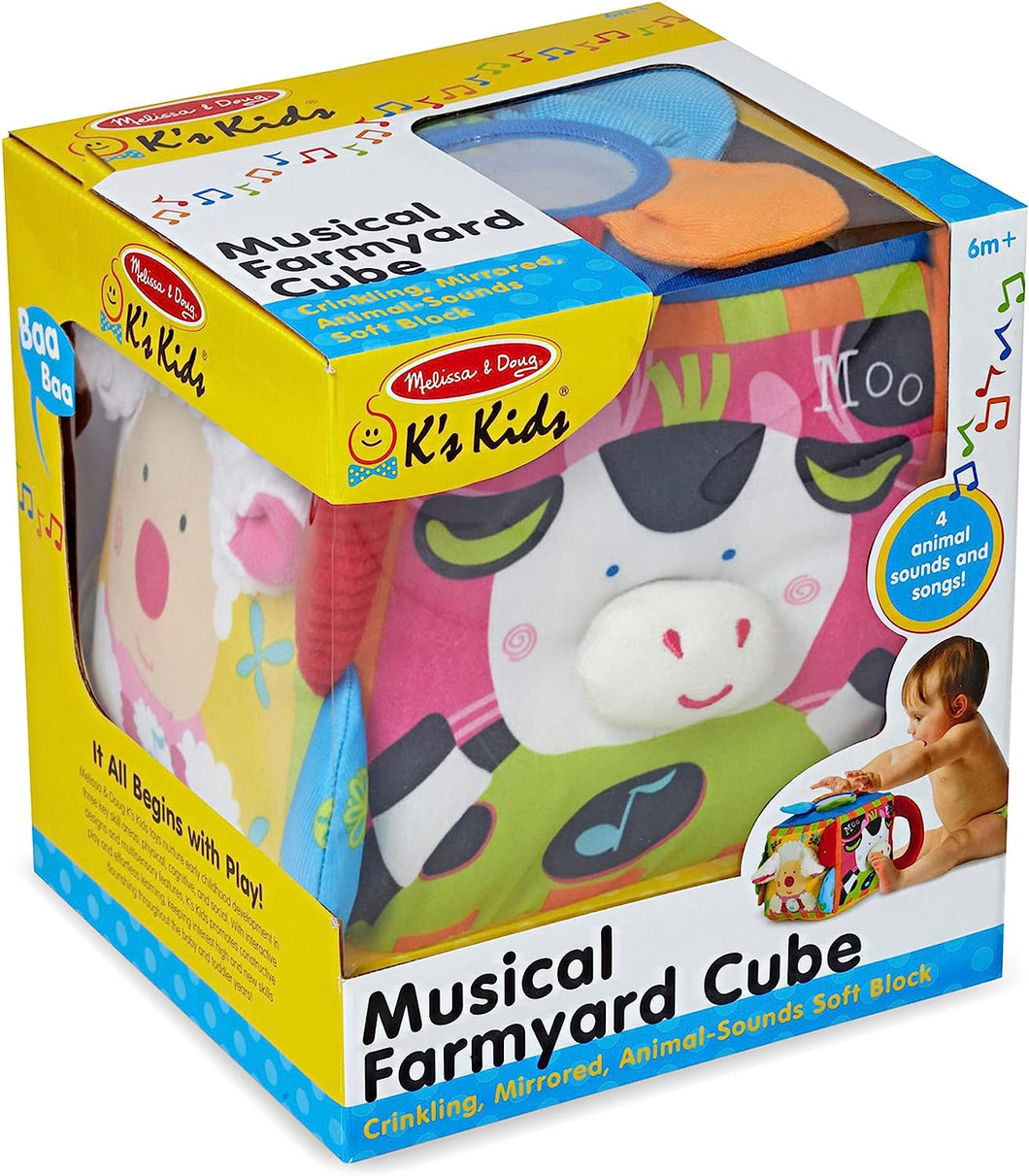 K's Kids Musical Farmyard Cube