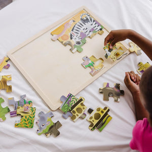 African Plains Safari Wooden Jigsaw Puzzle