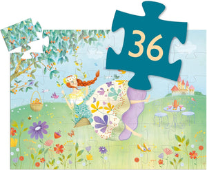 The Princess Of Spring 36pc Silhouette Jigsaw Puzzle