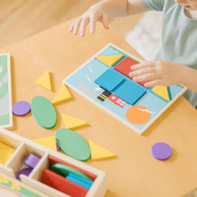 Load image into Gallery viewer, Beginner Wooden Pattern Blocks
