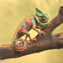 Load image into Gallery viewer, Small Chameleon Hand Puppet
