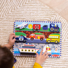 Load image into Gallery viewer, Vehicles Wooden Chunky Puzzle
