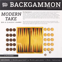 Load image into Gallery viewer, Backgammon Wooden Game
