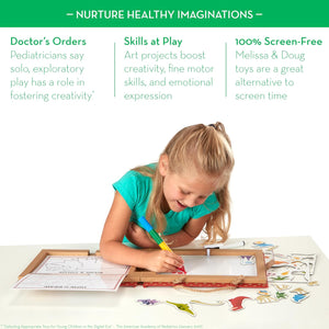 Play, Draw, Create Reusable Drawing & Magnet Kit – Dinosaurs