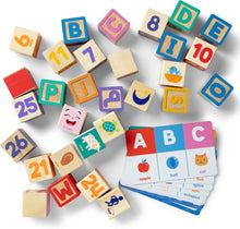 Load image into Gallery viewer, Ms. Rachel - Letter, Number, and Game Wooden Learning Blocks
