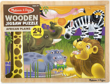 Load image into Gallery viewer, African Plains Safari Wooden Jigsaw Puzzle
