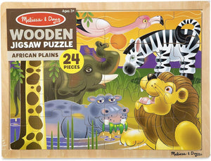 African Plains Safari Wooden Jigsaw Puzzle