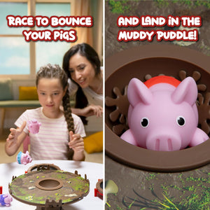 Pigs on Trampolines Board Game