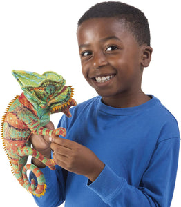 Small Chameleon Hand Puppet