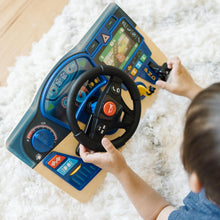 Load image into Gallery viewer, Vroom &amp; Zoom Interactive Wooden Dashboard Steering Wheel
