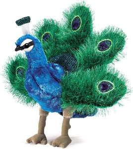 Small Peacock Hand Puppet