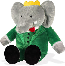 Load image into Gallery viewer, Classic Seated Babar Soft Stuffed Animal Plush- 9.5”
