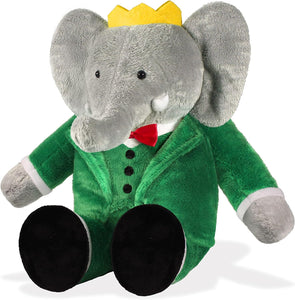 Classic Seated Babar Soft Stuffed Animal Plush- 9.5”