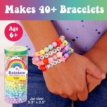 Load image into Gallery viewer, Rainbow Bead Jar Jewelry Making Kit
