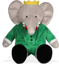 Load image into Gallery viewer, Classic Seated Babar Soft Stuffed Animal Plush- 9.5”
