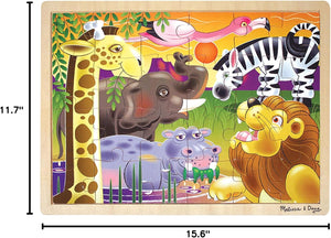 African Plains Safari Wooden Jigsaw Puzzle