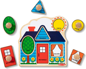 First Shapes Jumbo Knob Wooden Puzzle