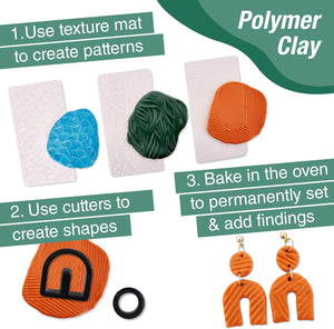 Texture Clay Earring Making Kit