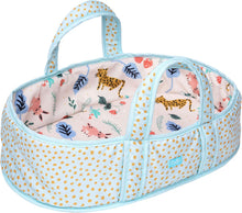 Load image into Gallery viewer, Stella Collection Soft Fabric Baby Doll Bassinet and Carrier for 12&quot; to 15&quot;
