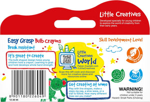 Little Creatives Easy Grasp Bulb Crayons