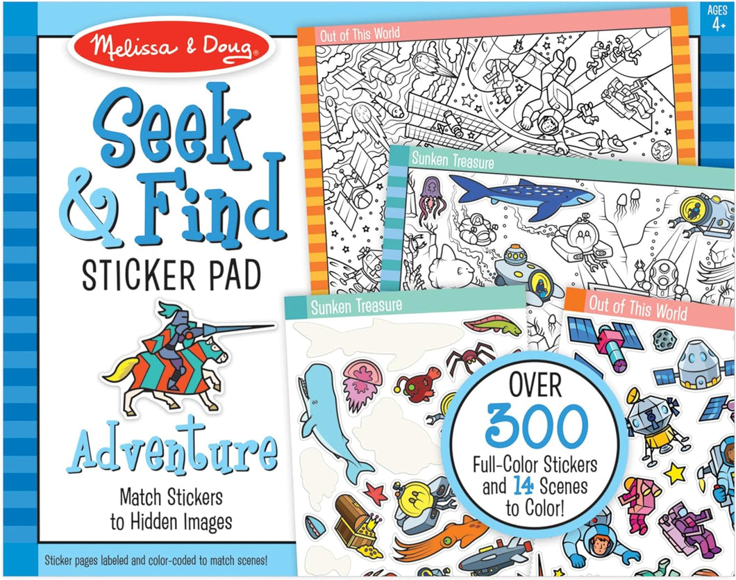 Seek & Find Sticker Pad - Adventure