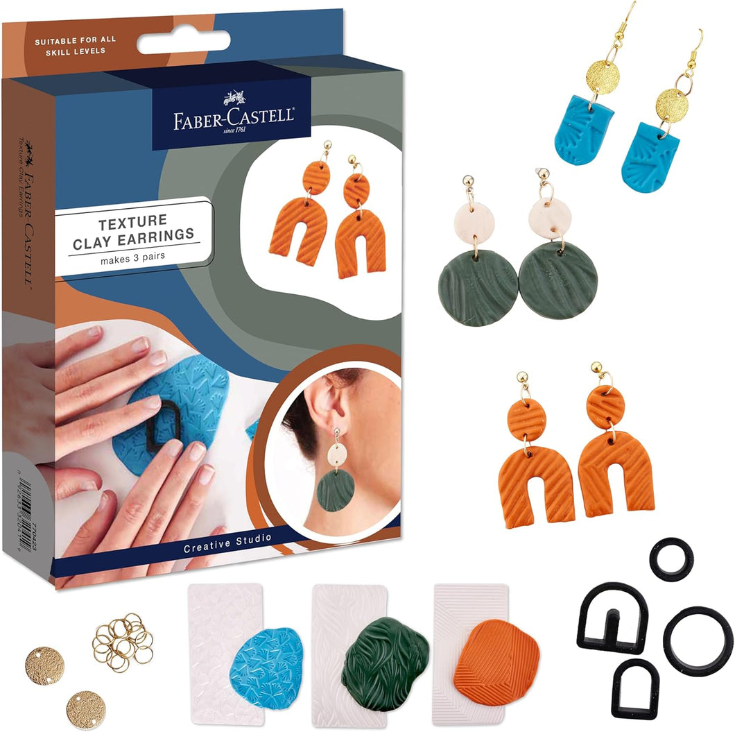 Texture Clay Earring Making Kit