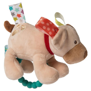 Buddy Dog Taggies Soft Baby Rattle