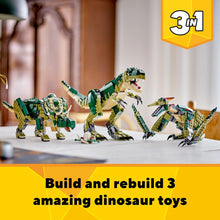 Load image into Gallery viewer, LEGO Creator 3 in 1 T Rex Toy
