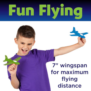 Stunt Squadron Foam Fliers: Makes 3 Airplane Toys