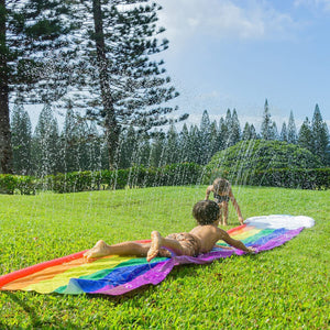 Rainbow Collection Backyard Water Slide