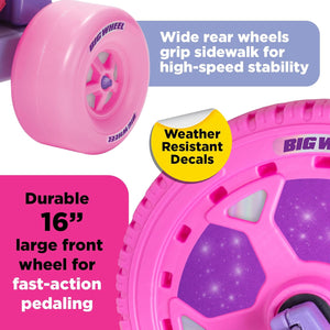 Schylling Big Wheel Dazzler Pink