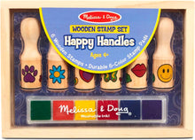 Load image into Gallery viewer, Happy Handles Wooden Stamp Set
