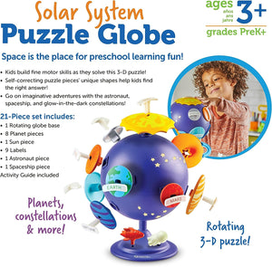 Solar System Puzzle Globe