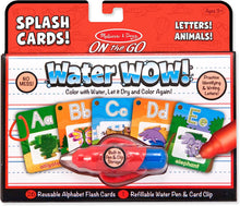 Load image into Gallery viewer, Water Wow!  Alphabet Letters Splash Cards
