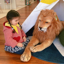 Load image into Gallery viewer, Giant Lion - Lifelike Stuffed Animal
