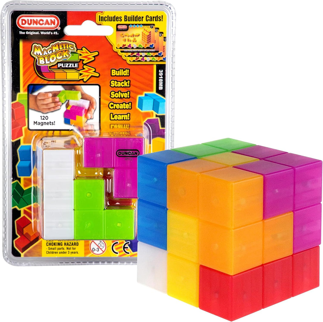Magnetic Block Brain-Teaser Puzzle