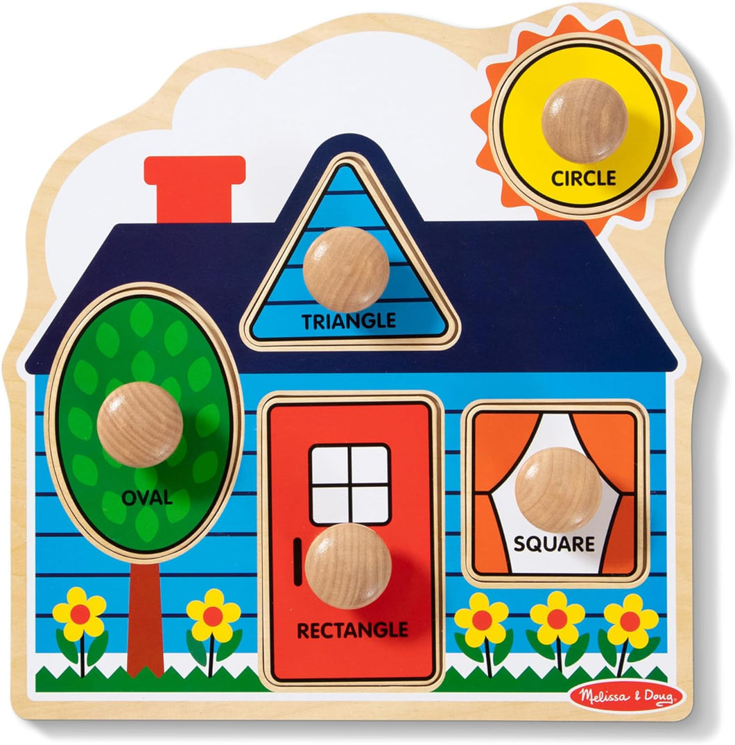 First Shapes Jumbo Knob Wooden Puzzle