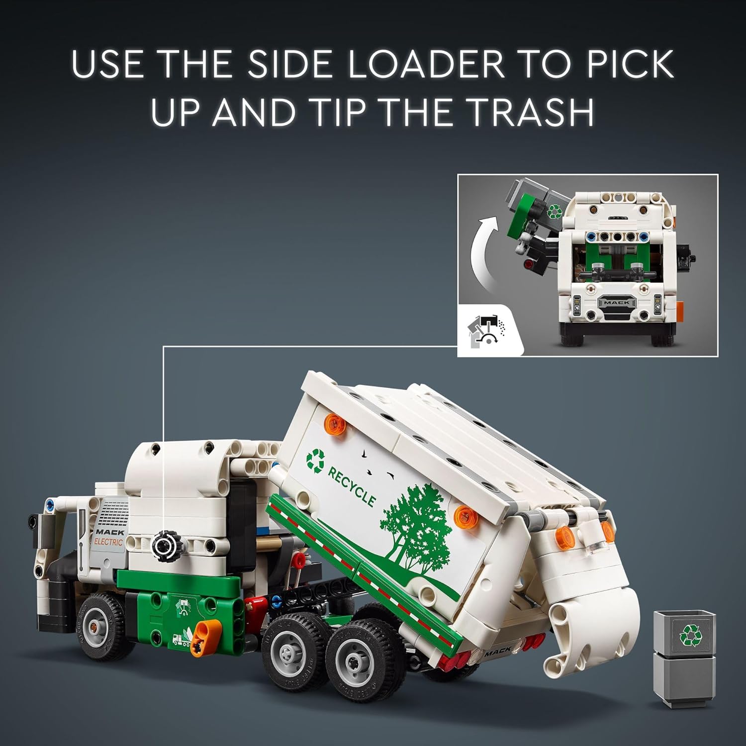 Mack garbage truck toy online