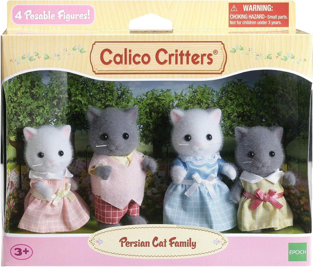 Calico Critters Persian Cat Family