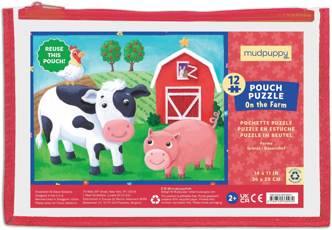 On the Farm Pouch Puzzle – 12 Pieces