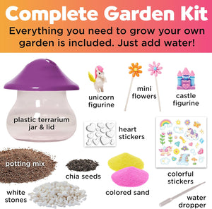 Plant and Grow Unicorn Forest: Terrarium Kit