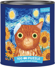 Load image into Gallery viewer, Vincat Van Gogh Artsy Cat Puzzle
