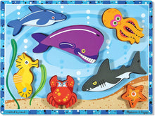 Load image into Gallery viewer, Sea Creatures Chunky Puzzle
