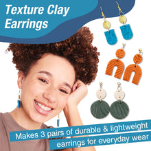 Load image into Gallery viewer, Texture Clay Earring Making Kit
