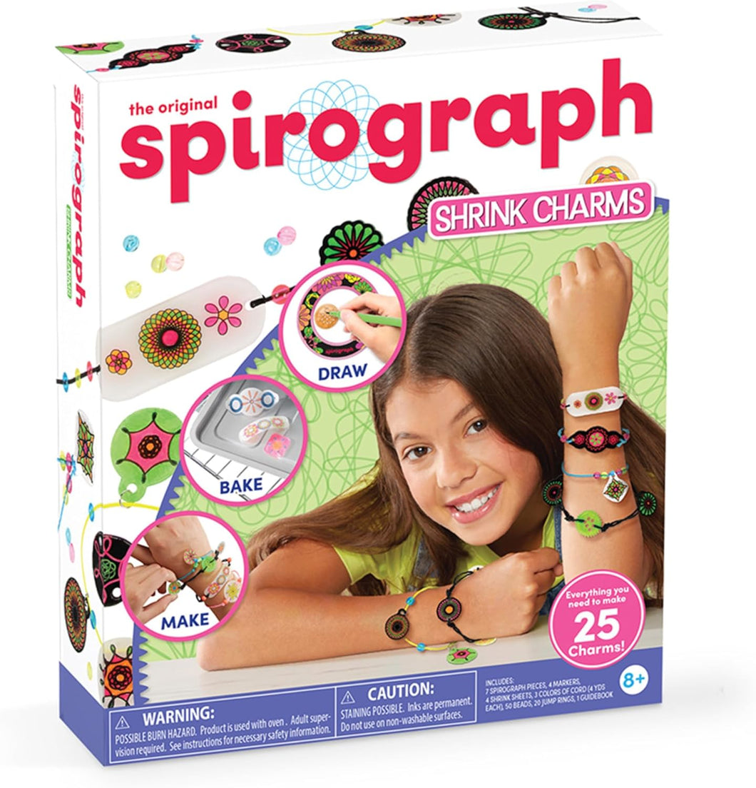 Spirograph Shrink Charms