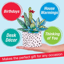 Load image into Gallery viewer, Pop Up Coloring Bouquet: Succulent
